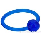 Blue Acrylic Ball Closure Ring